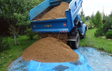 Песок карьерный строительный